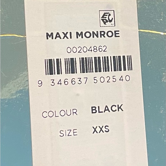 NEW City Chic gorgeous, black sequence strapless gown - Picture 3 of 3